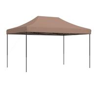 vidaXL Tienda de Fiesta Plegable Pop-Up marrón 440x292x315 cm, Tienda, Tienda de jardín, cenador de Camping, toldo cenador, cenador toldo