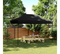 vidaXL Tienda de fiesta plegable Pop-Up negra 440x292x315 cm