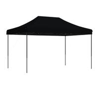 vidaXL Tienda de fiesta plegable Pop-Up – Cenador jardín y camping, negro 440x292x315 cm