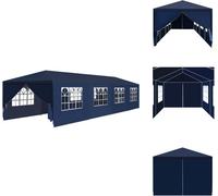 vidaXL Tienda de jardín de 3x12 metros, color azul - Toldos y tiendas para eventos