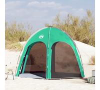 vidaXL Tienda de piscina con techo Verde Mar 366 x 305 x 231 cm