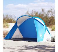 vidaXL Tienda de playa 2 personas impermeable apertura rápida azul