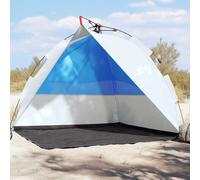 vidaXL Tienda de playa impermeable apertura rápida azul celeste
