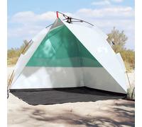 vidaXL Tienda de playa impermeable apertura rápida verde agua