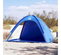 vidaXL Tienda de playa impermeable azul
