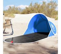 vidaXL Tienda de playa pop-up impermeable azul
