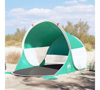 vidaXL Tienda de playa pop-up impermeable verde agua