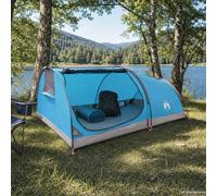 vidaXL Tienda de Senderismo Impermeable 1 personas Azul