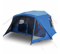 Tienda Familiar 10 Personas Impermeable Apertura Rápida Azul Vidaxl