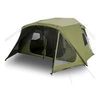 vidaXL Tienda familiar 10 personas impermeable apertura rápida verde