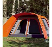 vidaXL Tienda familiar con porche 9 personas apertura rápida Color Azul, Gris y naranja, Verde y mas