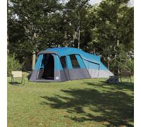 vidaXL Tienda Familiar con techo Azul 762 x 655 x 218 cm tafetán