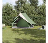 vidaXL Tienda Familiar con techo Verde y 220 x 220 x 184 cm