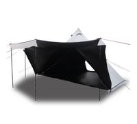 Tienda Familiar Tipi 8 Personas Tela Opaca Impermeable Blanca Vidaxl