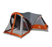Tienda Familiar Tipi Para 8 Personas Impermeable Gris Naranja Vidaxl