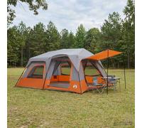 vidaXL Tienda Instantánea 10 persona Gris y naranja