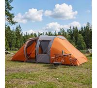 vidaXL Tienda Instantánea 524 x 232 x 192 cm Gris y naranja
