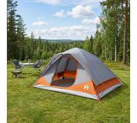 vidaXL Tienda Instantánea con techo Gris y naranja 305 x 215 x 140 cm