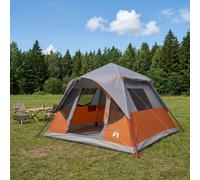 vidaXL Tienda Instantánea con techo Gris y naranja 305 x 275 x 190 cm