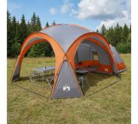 vidaXL Tienda Lateral Gris y naranja 643 x 408 x 260 cm