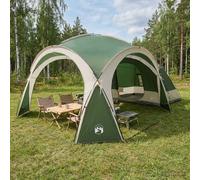 vidaXL Tienda Lateral Verde 643 x 408 x 260 cm Poliéster y Acero