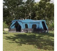 vidaXL Tienda para 16 personas con techo Azul 680 x 510 x 210 cm