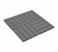 vidaXL Terras Tegel 22 st Grijs 30 x 30 cm WPC