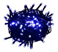 vidaXL Tira de Luces, Cadena Navideña con 300 LED, Guirnalda Decorativa de Luces, Adorno de Navidad para Hogar Exterior, PVC Azul 30 m