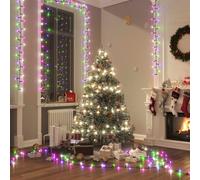 vidaXL Tira de luces compacta con 3000 LED PVC pastel multicolor 65 m