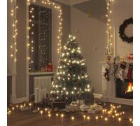 vidaXL Tira de luces con 1000 LEDs 100 m 8 efectos de luz IP44 blanco cálido