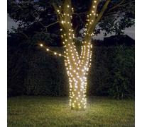 vidaXL Tira de luces solares LED 5 uds blanco cálido interior/exterior