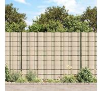 vidaXL Tira de privacidad PVC 70x0,19 m Crema