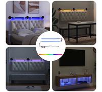 vidaXL Tira LED 110 cm Multicolor PVC