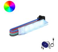 vidaXL Tira LED 12 pcs Negro y Multicolor 1745 mm Cobre y plástico