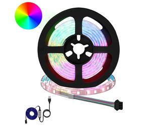 vidaXL Tira LED 2 pcs Negro y Transparente 1300 mm Cobre y plástico