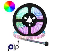 vidaXL Tira LED 2 uds. Negro y Transparente Cobre y plástico