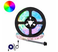 vidaXL Tira LED 2 uds. Negro y Transparente Cobre y plástico