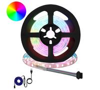 vidaXL Tira LED 2 uds. Negro y Transparente Cobre y plástico