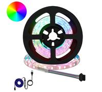 vidaXL Tira LED 2 uds. Negro y Transparente Cobre y plástico