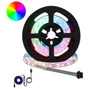 vidaXL Tira LED 2 uds. Negro y Transparente Cobre y plástico