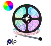 vidaXL Tira LED 2 uds. Negro y Transparente Cobre y plástico