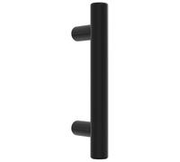 vidaXL Tiradores para Armarios 20 uds, Tiradores de Barra en T, Tiradores de Puerta Cajón, Accesorios para Muebles, Acero Inoxidable Negro 64 mm