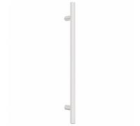 vidaXL Tiradores para Armarios 20 uds, Tiradores de Barra en T, Tiradores de Puerta Cajón, Accesorios para Muebles, Acero Inoxidable Plateado 192 mm