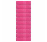 vidaXL Toallas de baño FROGN 10 uds rosa 30x30 cm 360 g/m²
