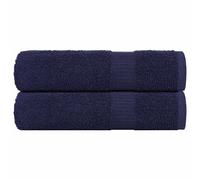 vidaXL Toallas de baño FROGN 2 uds azul marino 100x150 cm 360 g/m²
