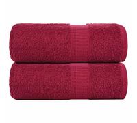 vidaXL Toallas 2 uds 100% algodón 30x30 cm 360 gsm en color Crema/Verde manzana/Rosa y más