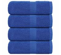 vidaXL Toallas de baño FROGN 4 uds azul 30x30 cm 360 g/m²