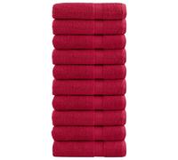 vidaXL Toallas de baño SOLUND 10 uds 100x150 cm 600 gsm