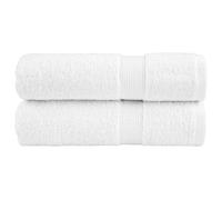 vidaXL Toallas de baño SOLUND 2 uds blanco 100x150 cm 600 gsm