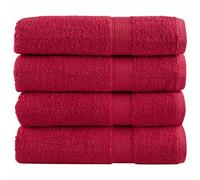 vidaXL Toallas de baño SOLUND 4 uds 100x150 cm 600 gsm